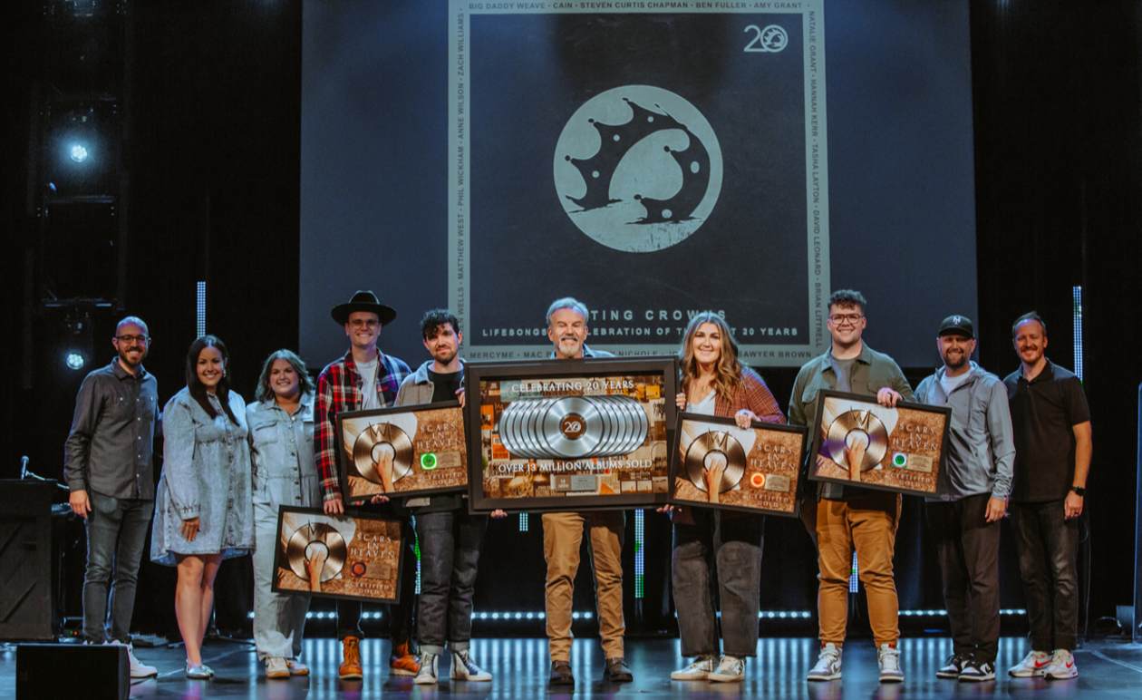 Casting Crowns Marks 20th Anniversary with 15th RIAA Gold Song Certification for "Scars In Heaven" Casting Crowns